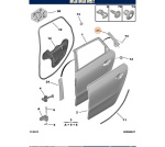 9326CS LH RR DOOR GUSSETT TRIM